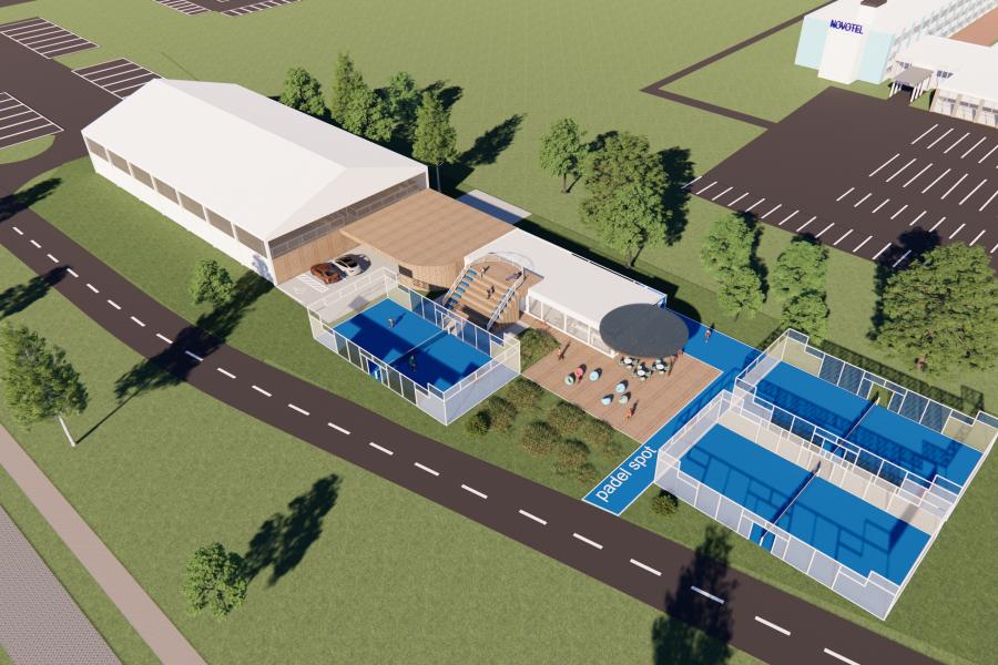 Padel Spot - obiekt sportowo-rekreacyjny przy ul. Termalnej w Poznaniu